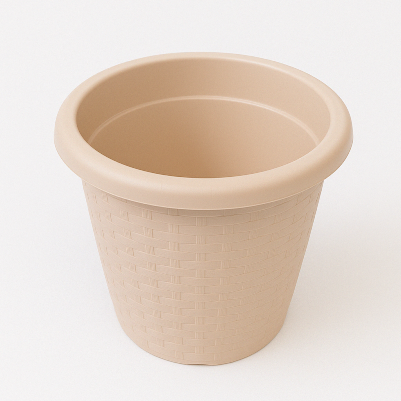 vaso Rattan Antracite - Disponibile in Vari Colori" - immagine 3