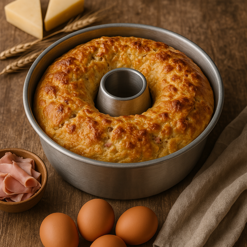 Stampo Forma Tortiera Ciambella Alluminio con Buco - immagine 3
