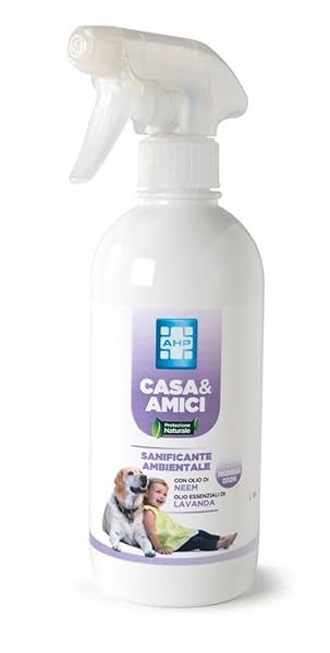 AHP AMBIENTI Sanificante INSETTICIDA ANTIBATTERICO ANTIPARASSITARIO Cani Gatti
