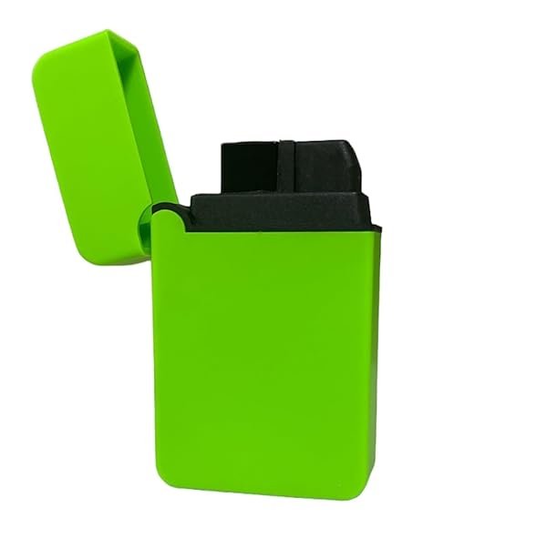 Accendino Antivento, Accendino per Turbojet Blue Flame Singolo Fiamma Ricaricabile Gas Butano Accendino con Punch