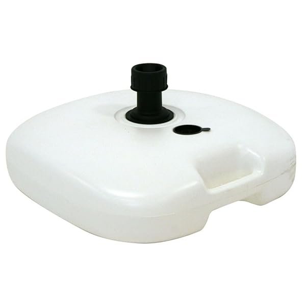 Base x ombrellone riempibile plastica bianca 45x45xh13