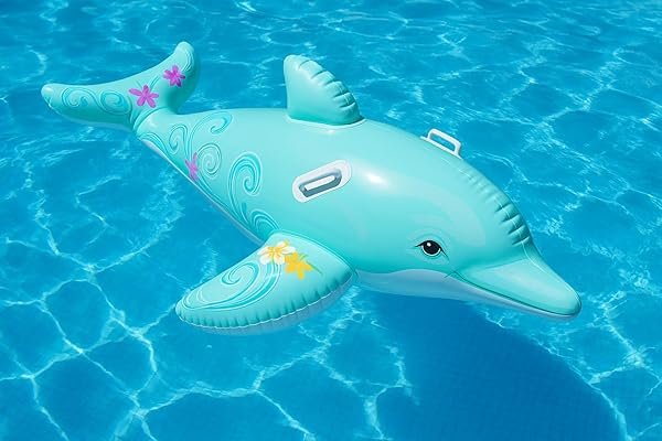 Delfino Gonfiabile Cavalcabile – Avventure Marine per Bambini dai 3 Anni in su