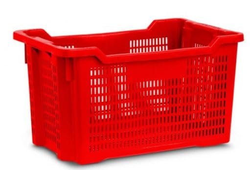 Generico Cassetta Impilabile Agricola Aperta - Contenitore per l'agricoltura, Olive, Pomodori, Insalata, Frutta