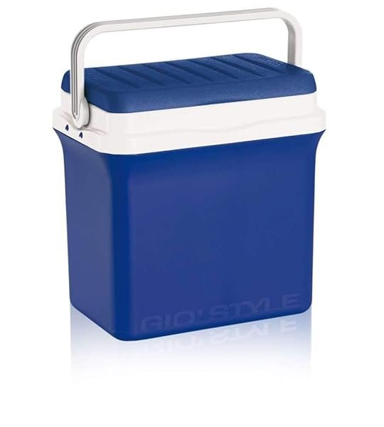 Giostyle QLL370B05 Frigo AVO, Blu, Coperchio Azzurro+ 25, Stainless Steel