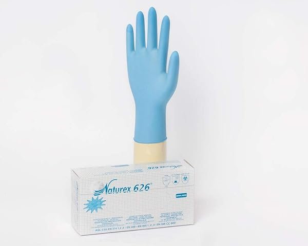 Guanti in nitrile senza polvere x 100, taglia XL naturale 626 DERM TQ 4g