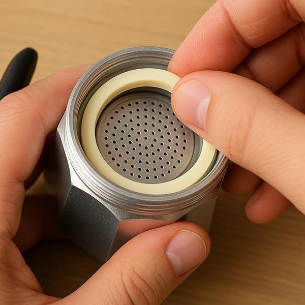Guarnizioni per Moka 1 Tazza, Set di 3 Pezzi, Ricambi Universali, Made in Italy