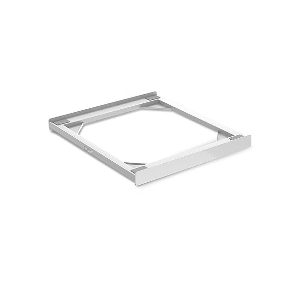 Meliconi Kit impilabile Universale L60 per Lavatrice e asciugatrice, Metallo Plastica, Bianco, 65662