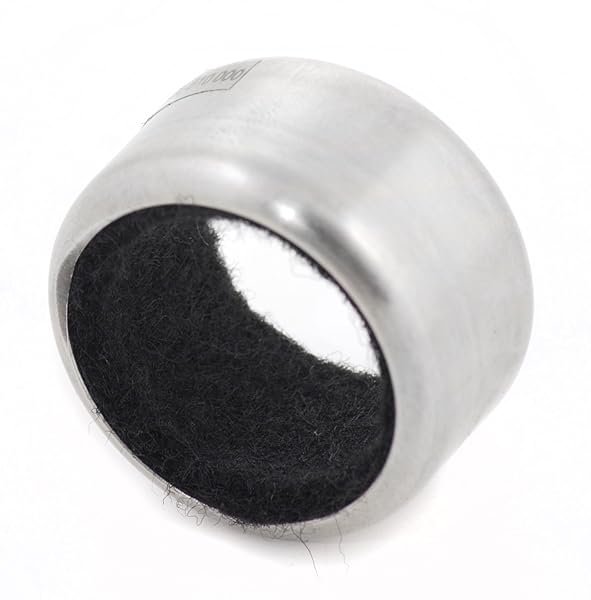 Metaltex 257295 Anello di Goccia in Acciaio Inossidabile, Argento