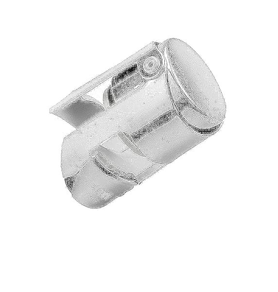 Pedrini Gadget Tappo Champagne, Metallo, Argento