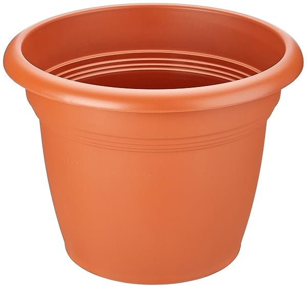 Stefanplast 3826745 Vaso Mediterraneo in Polipropilene Marrone, Cm 45