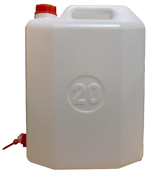 Tanica 20 Litri - Fusto in Plastica, Colore Neutro Made in Italy